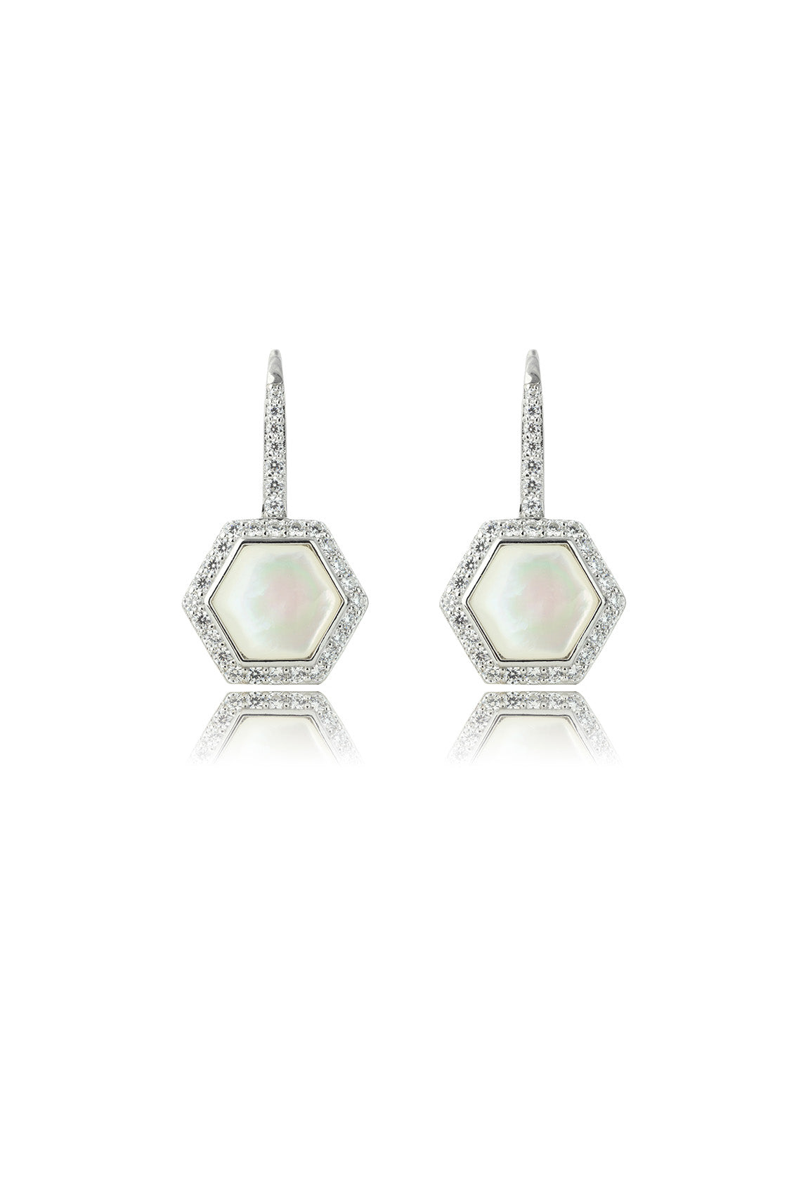 GEORGINI Oceans Torquay Mother Of Pearl Earrings